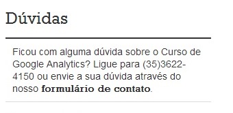 dúvidas